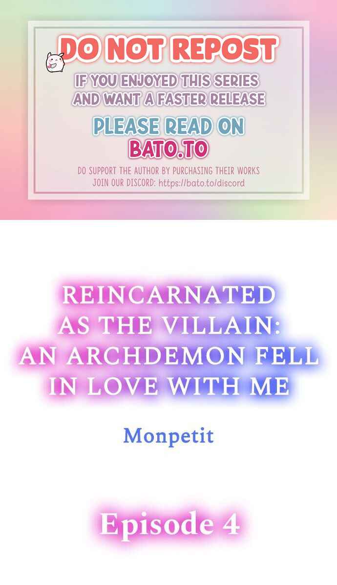 Reincarnated as the Villain: An Archdemon Fell in Love With Me Chapter 4 1